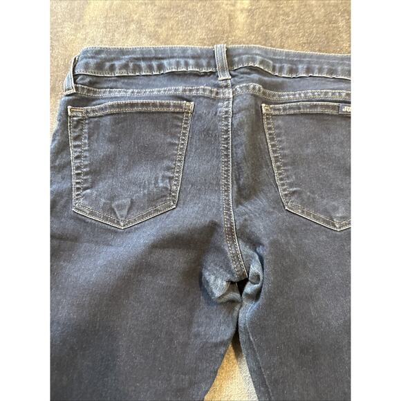 Just USA Women;s Skinny Jeans Stretch Denim Blue Dark Wash Size 7 - Picture 12 of 16